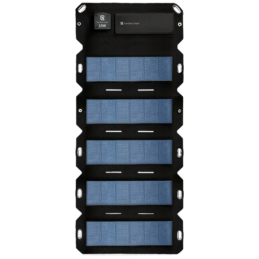 15W Portable/ 5-Folding Solar Panel