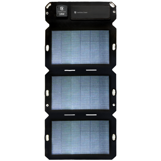 18W Portable/ 3-Folding Solar Panel