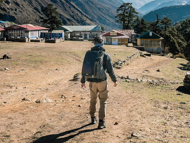 Everbliss Green mobile solar panel in Himalayas