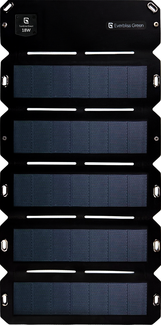 MoRE × Everbliss Green 18W Portable/ 5-Folding Solar Panel