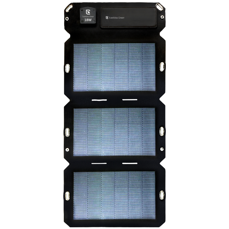 18W Portable/ 3-Folding Solar Panel