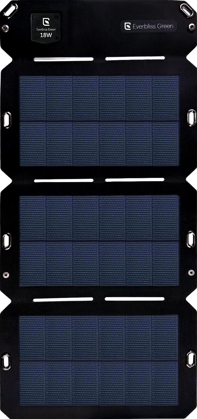 MoRE × Everbliss Green 18W Portable/ 3-Folding Solar Panel