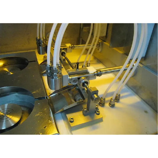 Semi-automatic four-axis developer