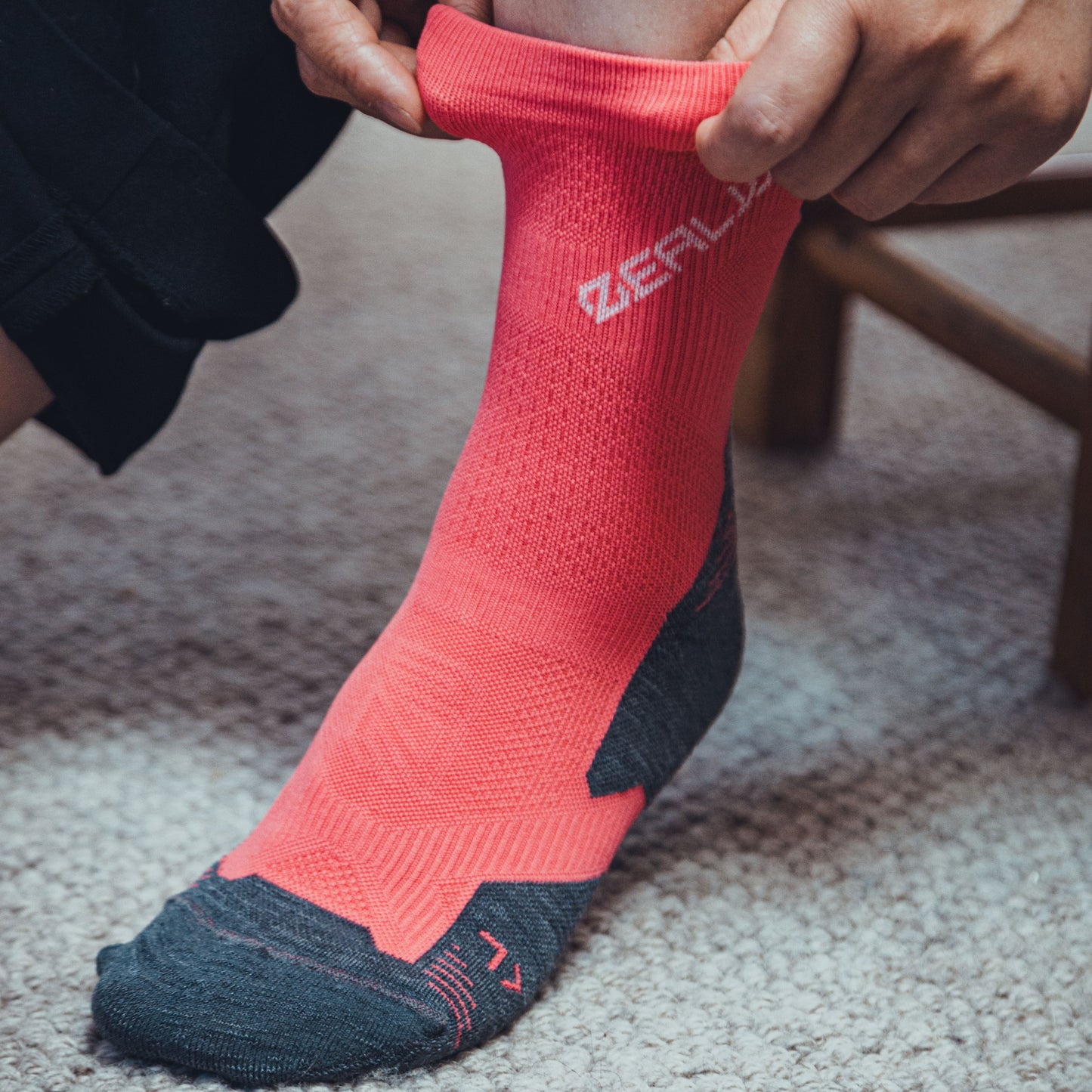 R2 Run Merino Wool Crew Socks