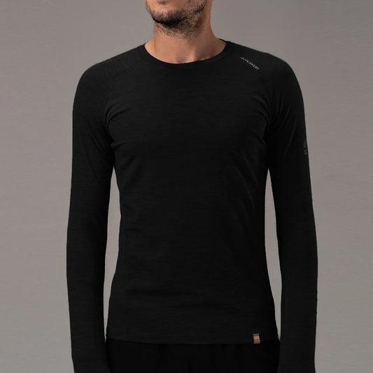 17.5 Micron Men‘s Long Sleeved Merino Wool T-shirt 150g