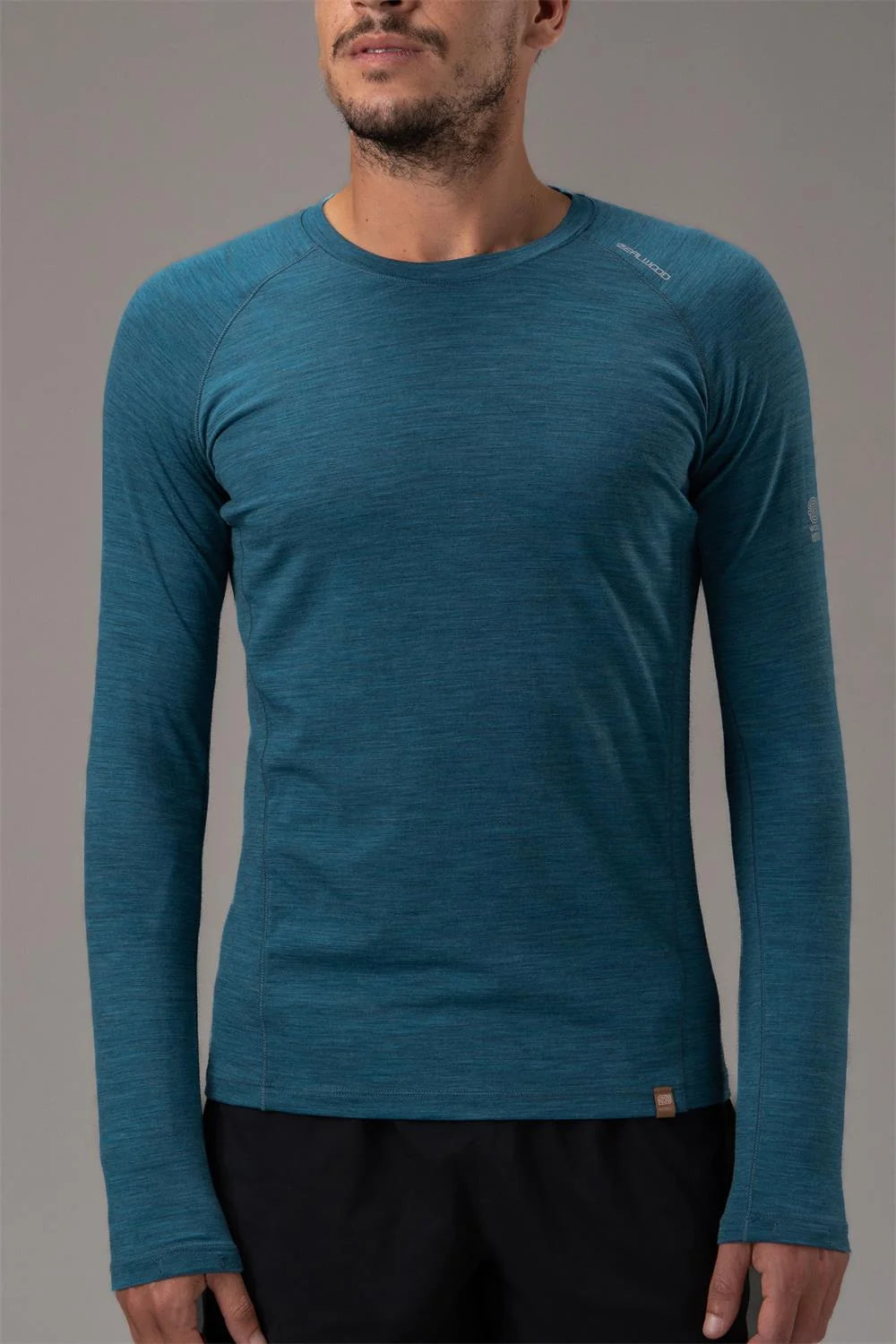 17.5 Micron Men‘s Long Sleeved Merino Wool T-shirt 150g