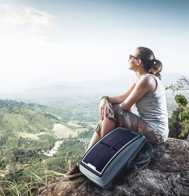 q.  Solar backpack