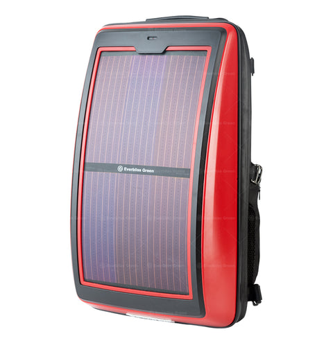 s.  Infinity solar photovoltaic backpack red