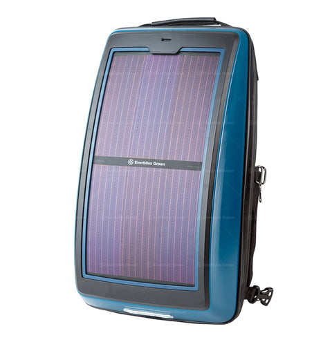 r.  Infinity solar photovoltaic backpack Mineral Blue