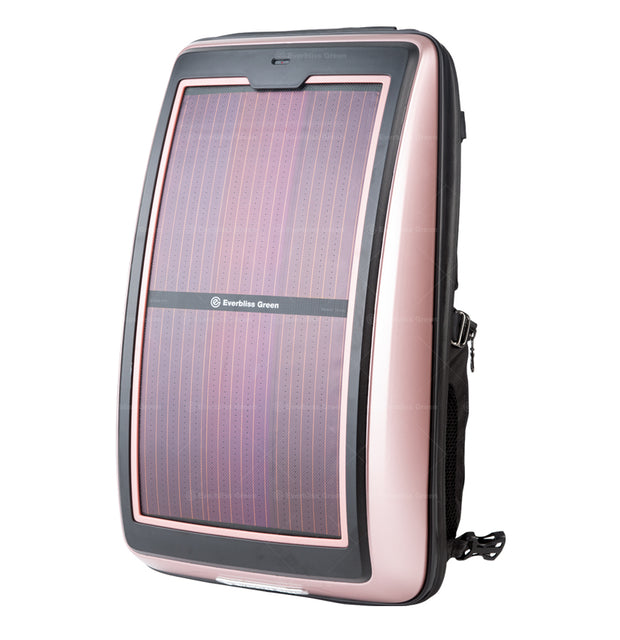 l.  Infinity solar photovoltaic backpack (Rose quartz)