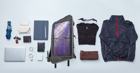 a. Shark Solar Backpack Black