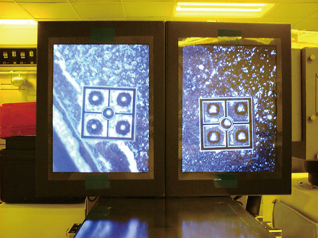 c.  Two-seater exposure machine Manual CCD alignment system