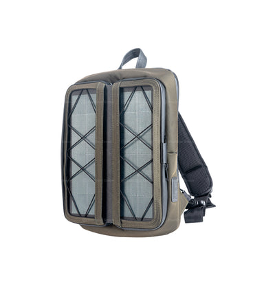 u.  Vivid diagonal shoulder bag Dark Green
